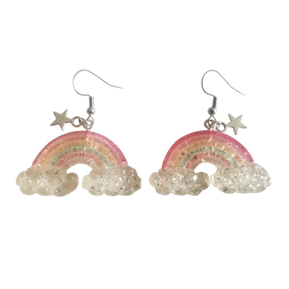 Handcrafted Rainbow Earrings
